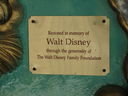 Chariot - Walt Disney Foundation Restoration Plaque